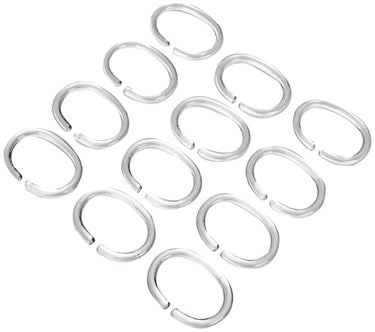 Kleine Wolke Shower Curtain - Rings Color Crystal Clear 12 pieces on sale